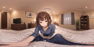 Anime VR Bedroom Encounter