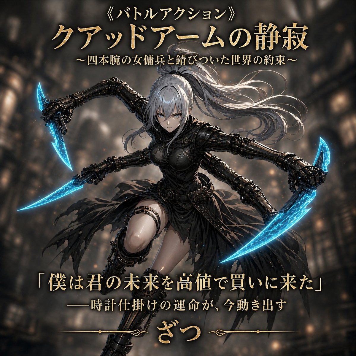 Comic / Storyboard - Dark Fantasy Four-Armed Heroine Cover - Image 1