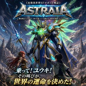 Epic Fantasy Mecha Light Novel Cover