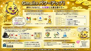 Gold Gmail AI Risk Infographic
