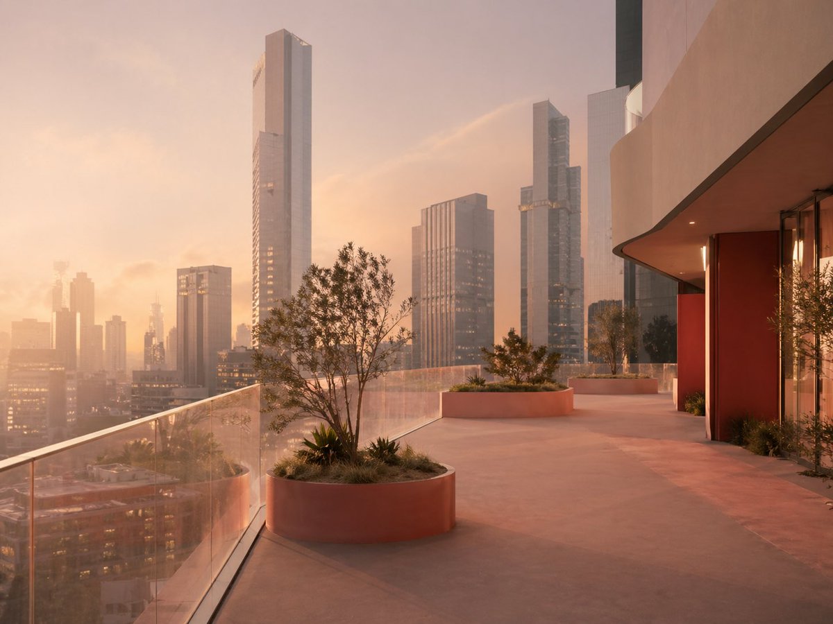Luxury Sunset Rooftop Terrace