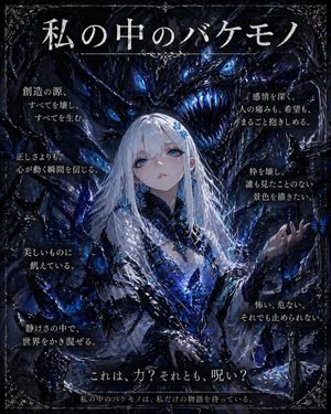 Dark Fantasy Inner Monster Poster