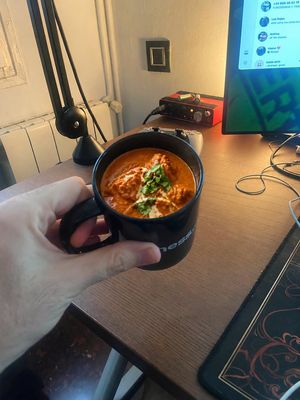 Chicken Tikka Masala Mug Desk Photo