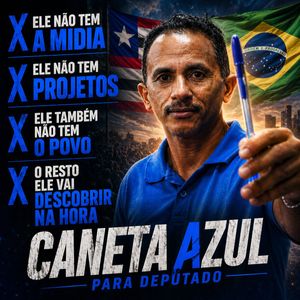 Blue Pen Campaign Poster