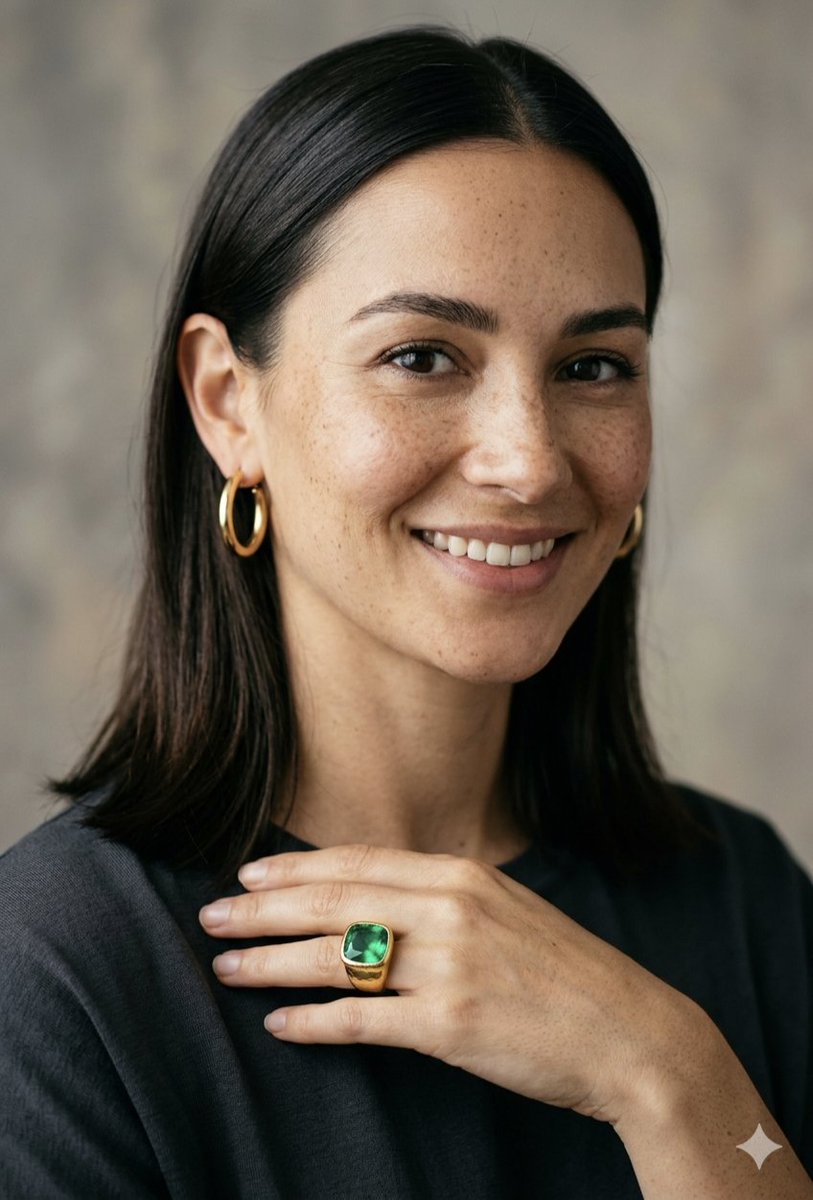 Sample output image for Portrait of a Woman with Emerald Ring