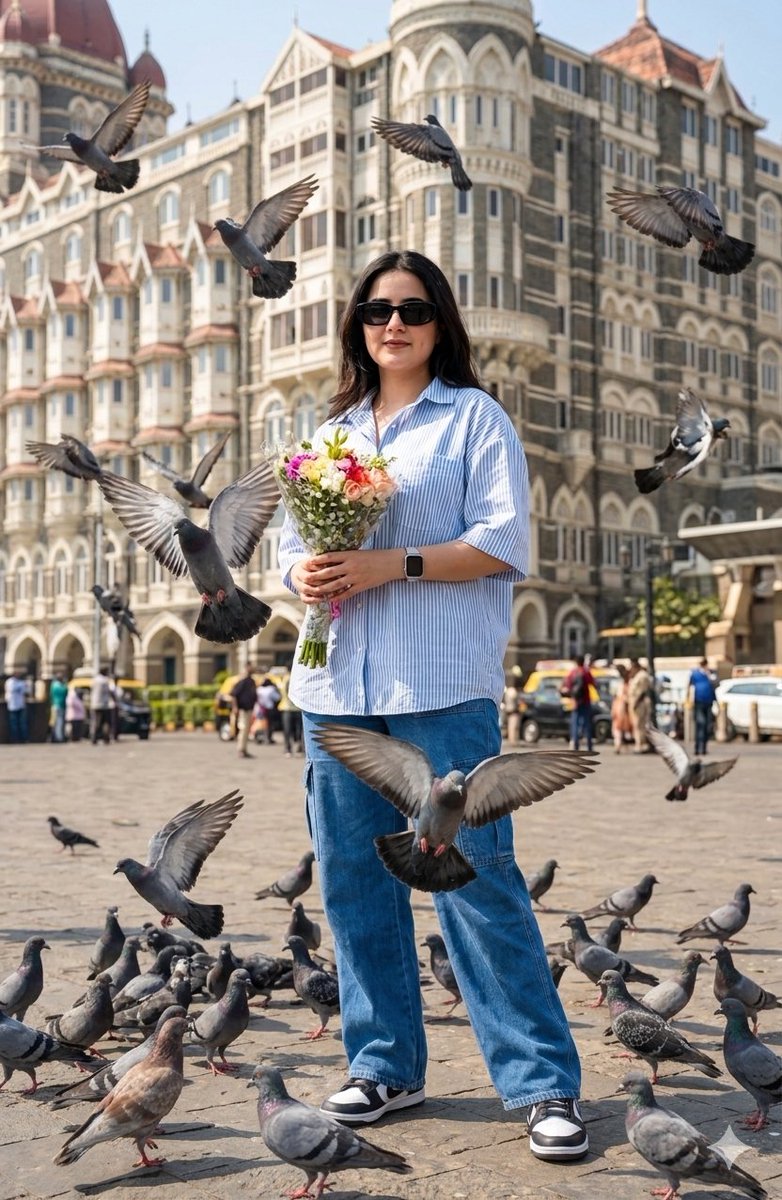 Sample output image for Mumbai Street Style Fashion Portrait