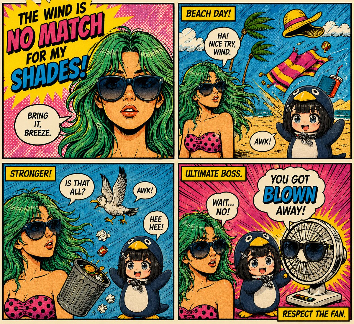 Comic / Storyboard - Retro Pop-Art Comic Strip - Image 1