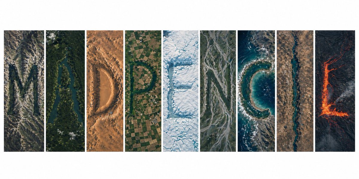 Social Media Post - Topography Typography Satellite View - Image 1
