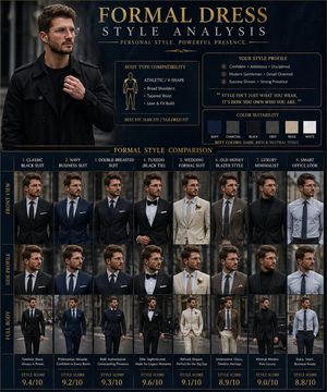 Formal Dress Style Analysis Poster