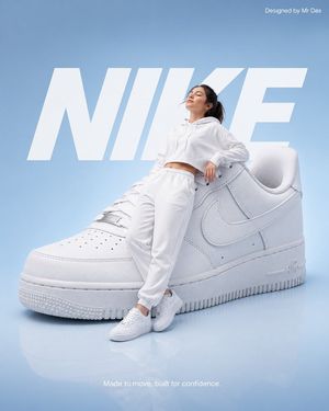 Minimalist Nike Fashion Advertisement