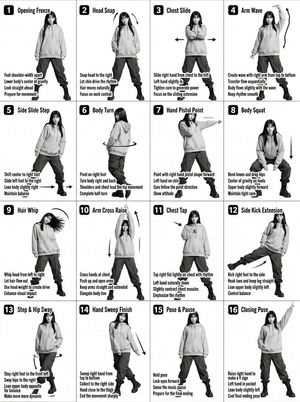 K-pop Dance Tutorial Poster Generator