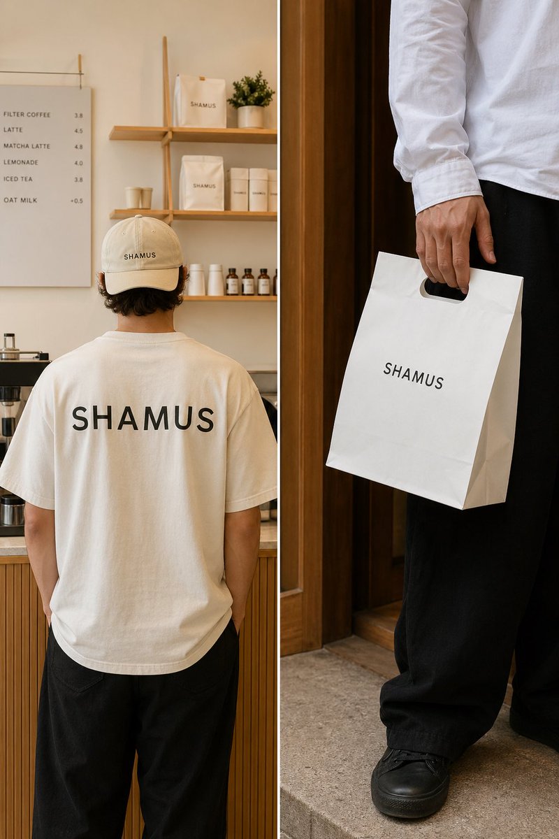 E-commerce Main Image - Minimalist Fashion Editorial Split Panel - Image 1