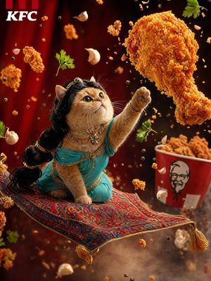 Hyperrealistic Fantasy Food Ad
