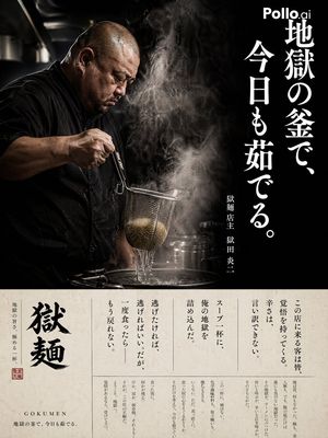 Cinematic Ramen Shop Commercial Poster