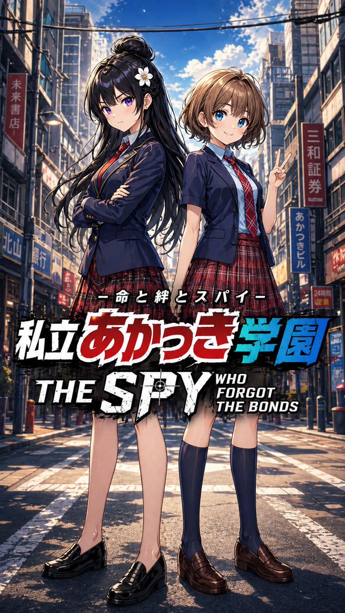 Comic / Storyboard - Anime School Spy Movie Poster - Image 1