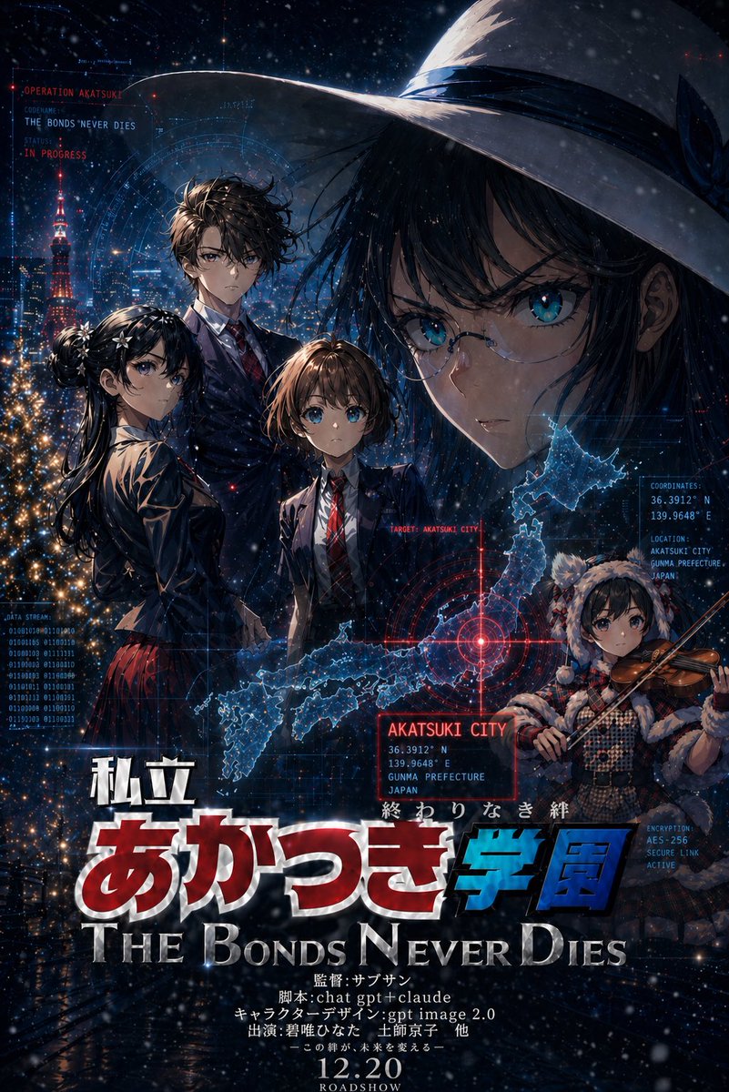 Anime Suspense Movie Poster