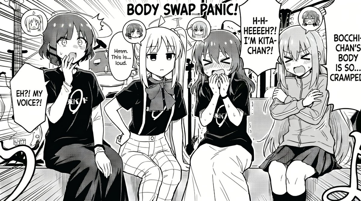 Manga Body Swap Band Panic