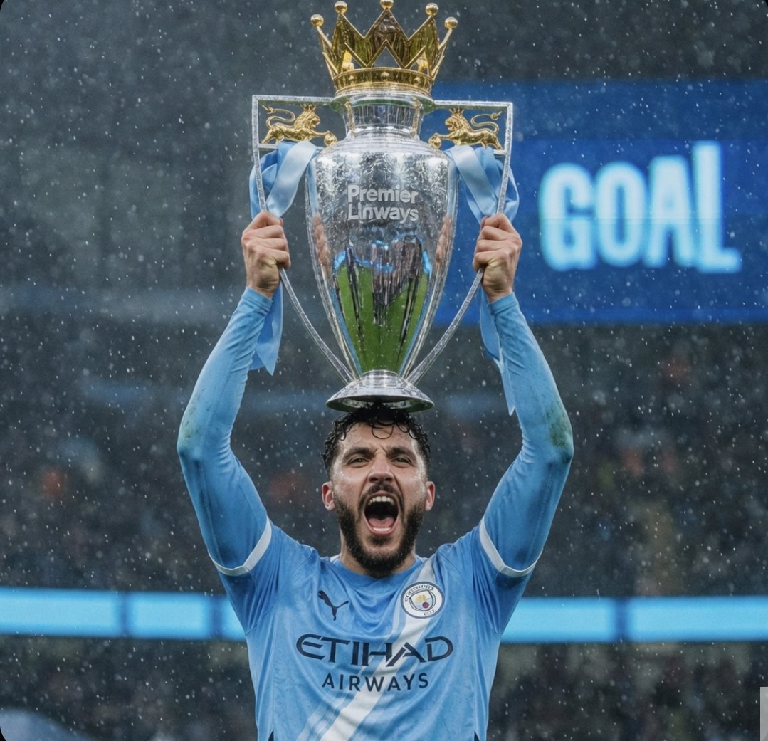 Social Media Post - Rainy Premier League Trophy Celebration - Image 1