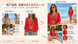 Reference-to-Boho Fashion Ad Remake