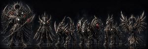 Dark Fantasy Combining Mecha Lineup