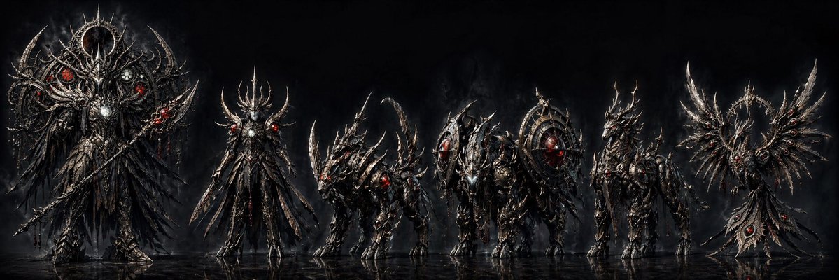 Comic / Storyboard - Dark Fantasy Combining Mecha Lineup - Image 1