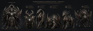 Gothic Five-Beast Combining Mecha Sheet