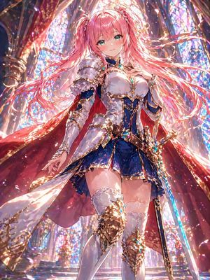 Pink-Haired Cathedral Knight