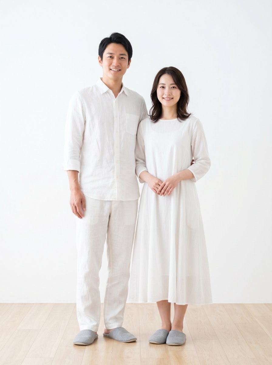 8-Panel Luxury Apartment Couple Collage reference image 1