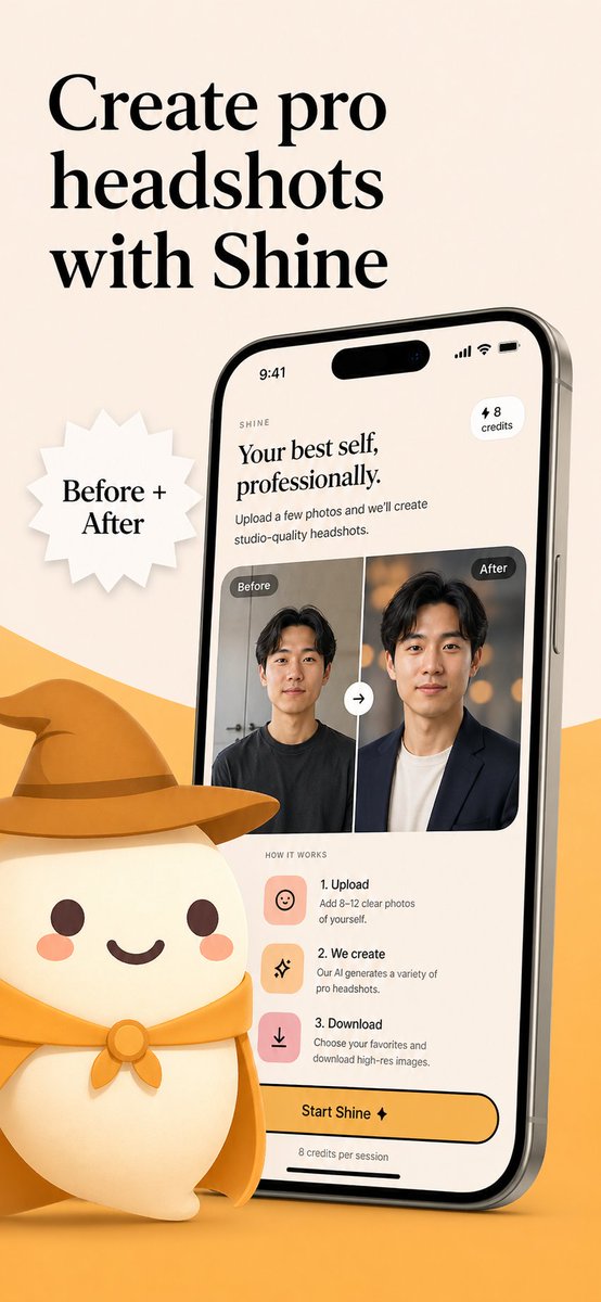 Product Marketing - AI Headshot App Store Promo Poster - Image 1