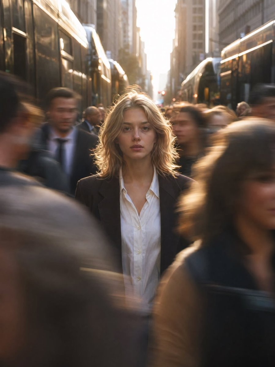 Sample output image for Cinematic isolation street photography