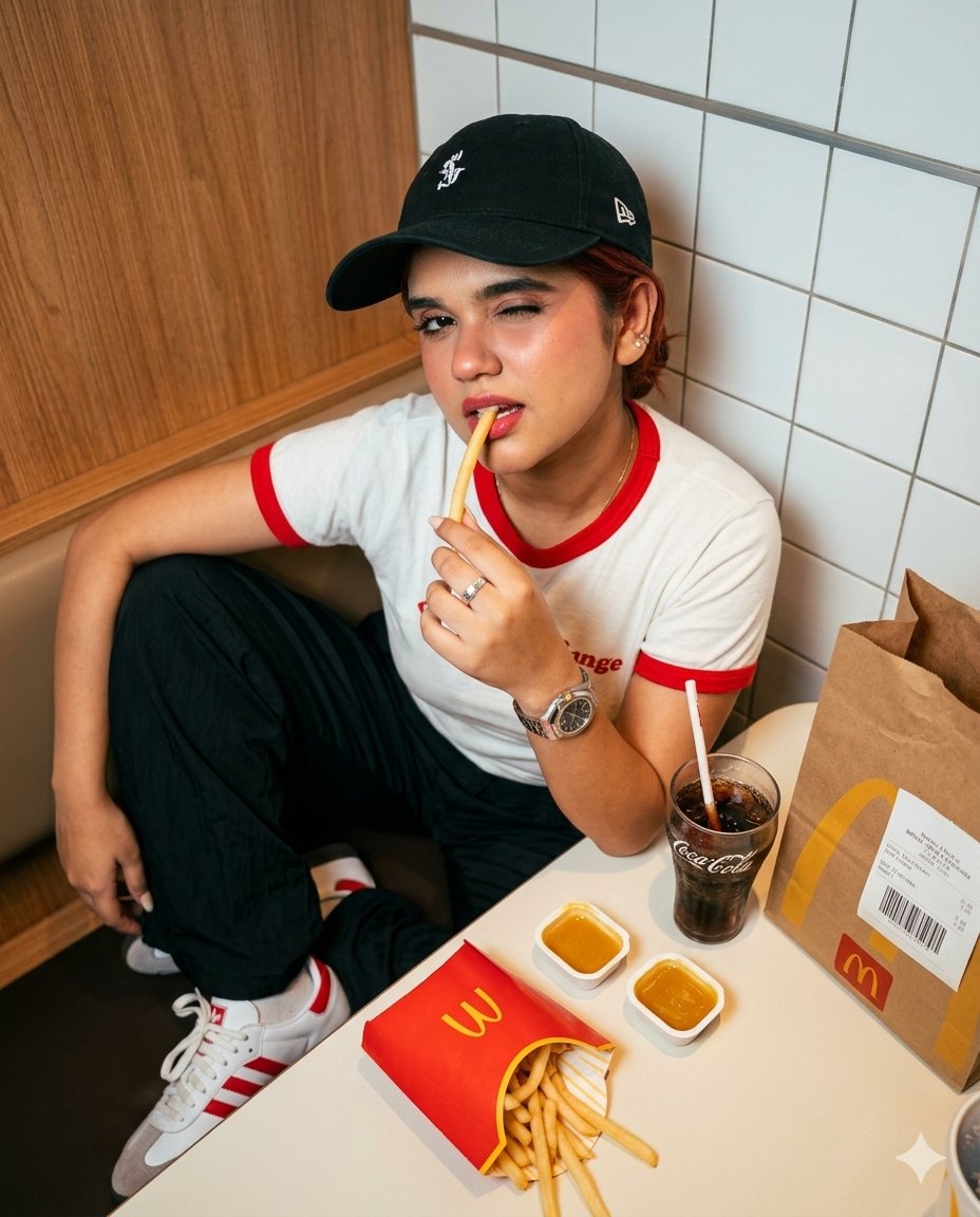 Sample output image for Fast Food Dining Lifestyle Shot