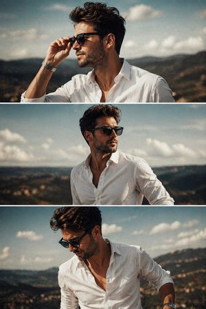 Cinematic Fashion Triptych