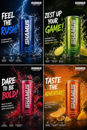 Energy Drink Brand Instagram Creatives