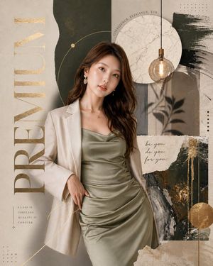 Luxury Fashion Editorial Magazine Poster