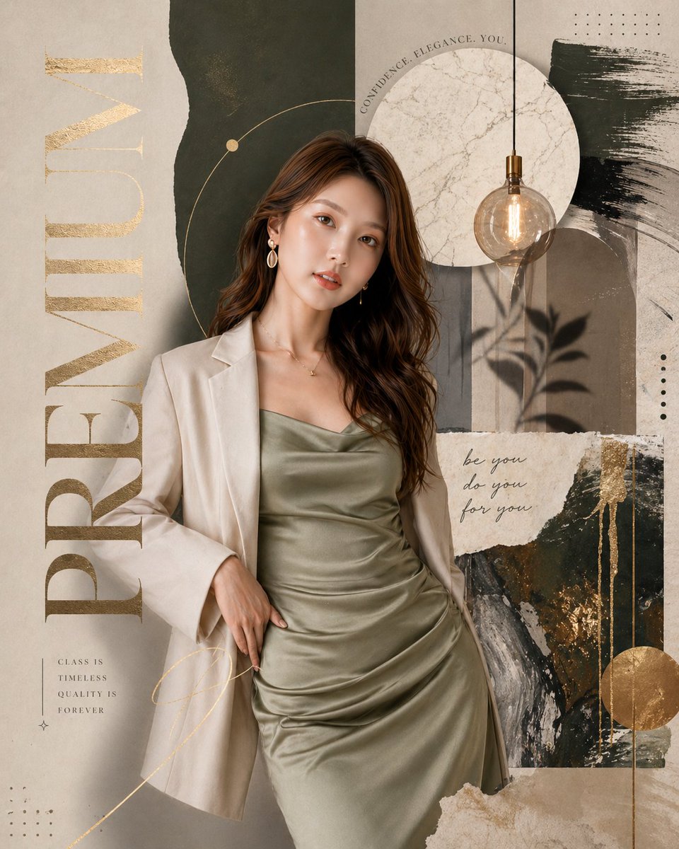 Luxury Fashion Editorial Magazine Poster