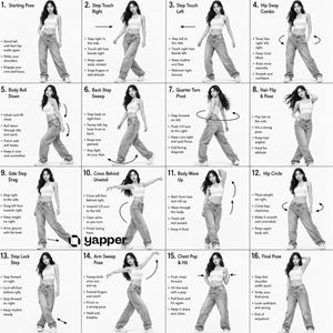 K-Pop Choreography Instruction Sheet