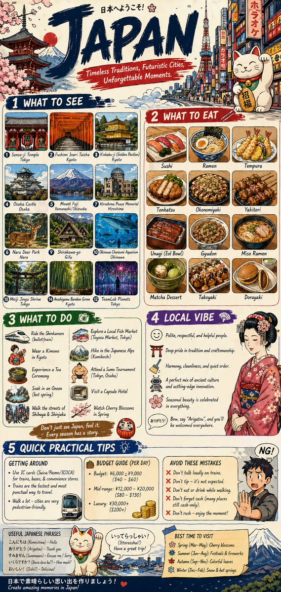 Infographic Travel Guide Poster example 2