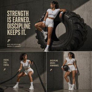 Luxury Fitness Editorial Layout