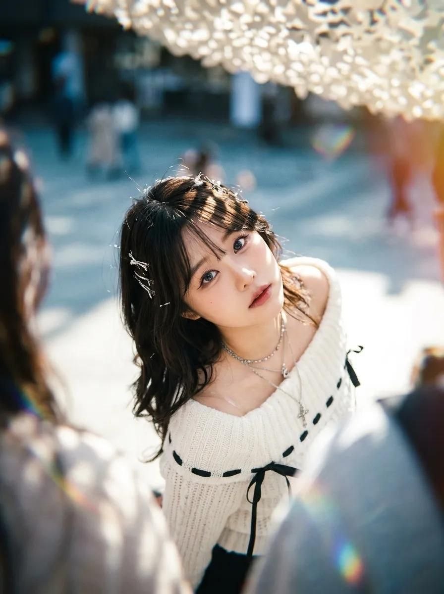 Tilt-Shift Analog Aesthetic Portrait example 2