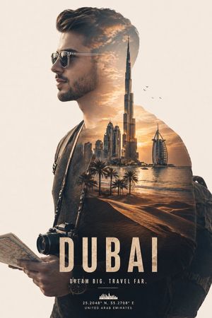 Cinematic Double Exposure Traveler