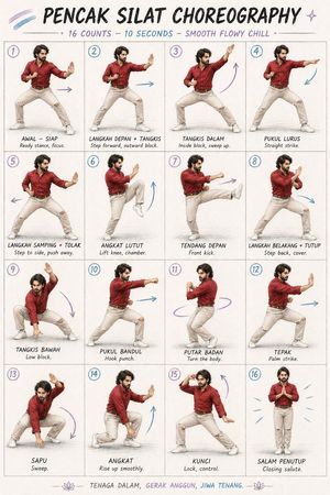 Martial Arts Choreography Poster