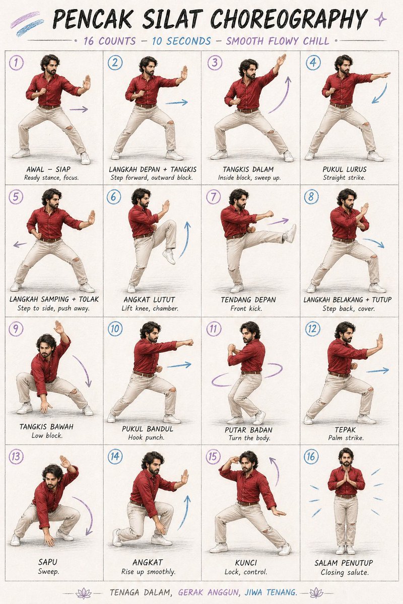 Martial Arts Choreography Poster