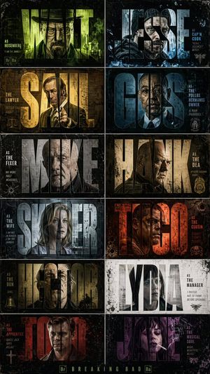 Breaking Bad Stylized Poster Design