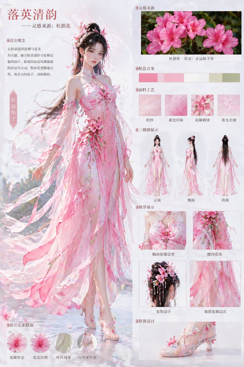 Floral-Inspired Elegant Fashion example 2
