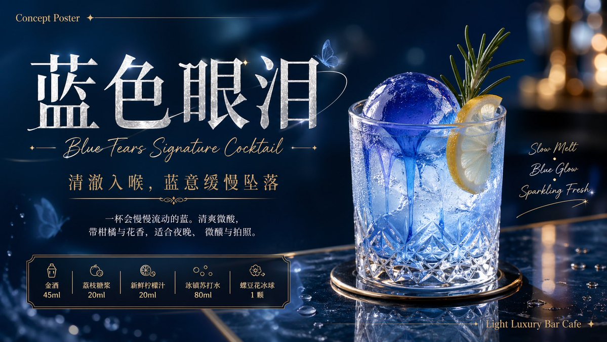 Cocktail Recipe Tutorial and Concept Poster 2