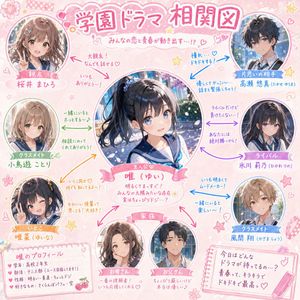 School Drama Relationship Chart Generator