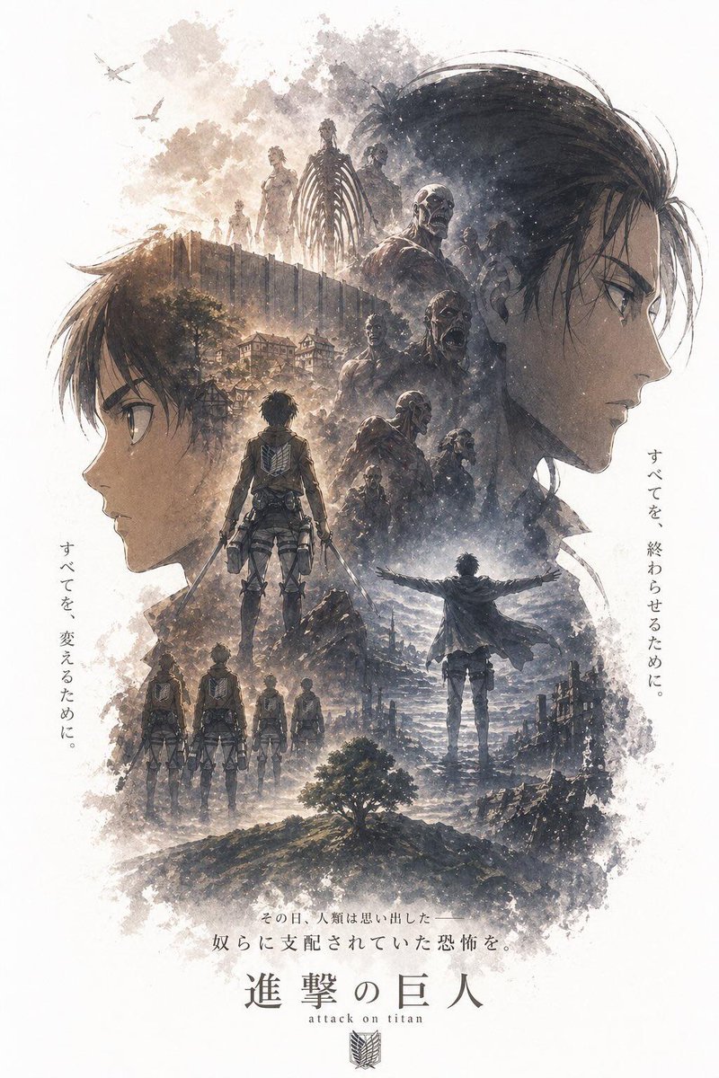 Anime-Style Cinematic Character Poster example 2