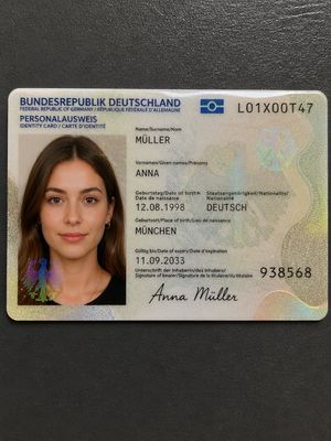 Detailed Identity Card Photography
