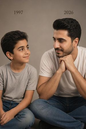 Two Ages Studio Portrait
