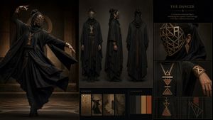 Dark Ritual Dancer Concept Board